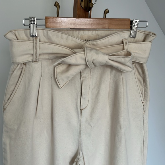 Sezane Austin high waist carrot jeans with belt - Picture 2 of 5